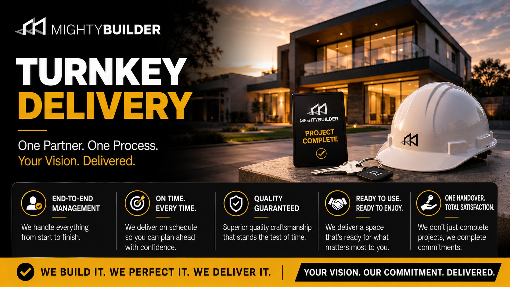 Turnkey delivery